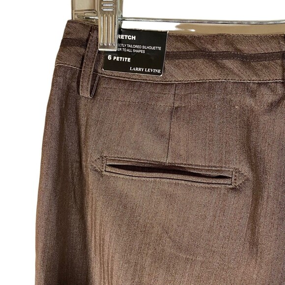 New Larry‎ Levine Perfectly Tailored Silhouette Petite Pants Slacks Trousers 6 - Picture 5 of 9